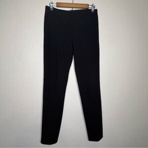 Eileen Fisher Viscose Slim Fit Pull On Black Pants Size Small